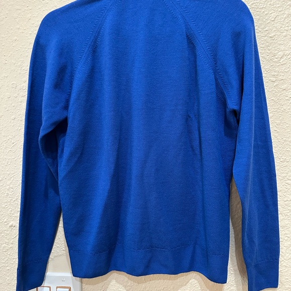 Moffatt Woolens Royal Blue Ladies Cardigan - Picture 4 of 6